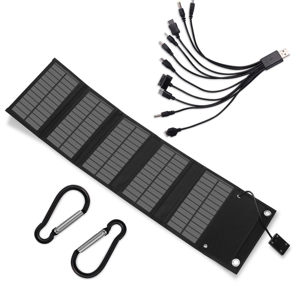 12W Foldable USB Solar Panel Solar Cell Portable Folding Solar Panel for9542