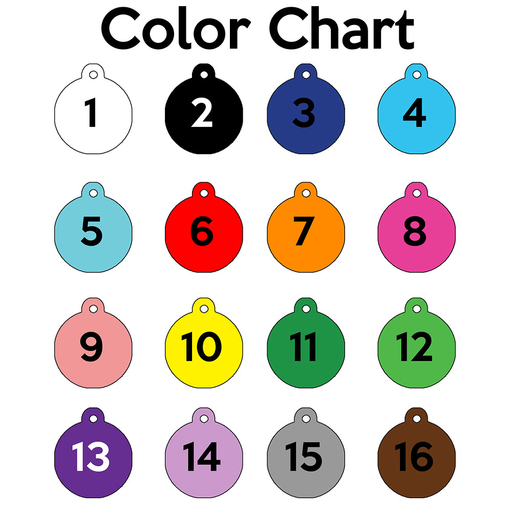 Cute Custom Pet ID Tag - Direwolf