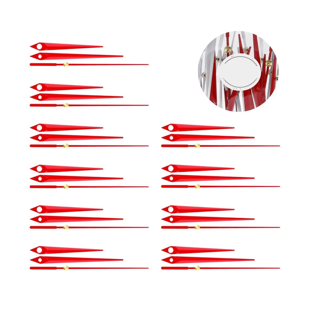 Hemobllo 10 Sets Clock Hands - DIY Wall Clock Hands Pointers s Replacement Pa...