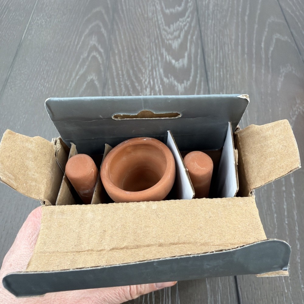 Three (3) Kikkerland Bottle Top Herb Planters