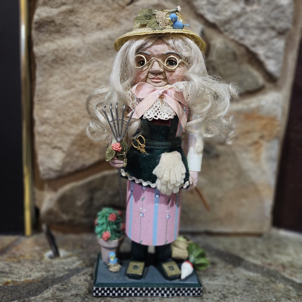 Vintage Nutcracker Old Woman 12"