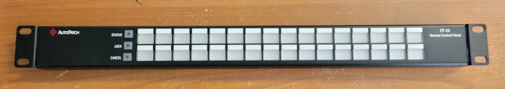 AutoPatch Remote Control Panel CP-32 900-237 32 Button - 1U