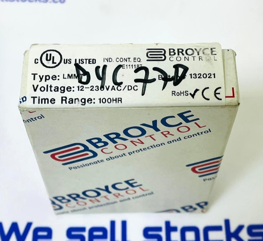 BROYCE CONTROL LMMT Time Delay Relay