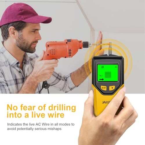 Stud Finder Wall Scanner - 5 in 1 Stud Finder Tool w/Microprocessor Chip and