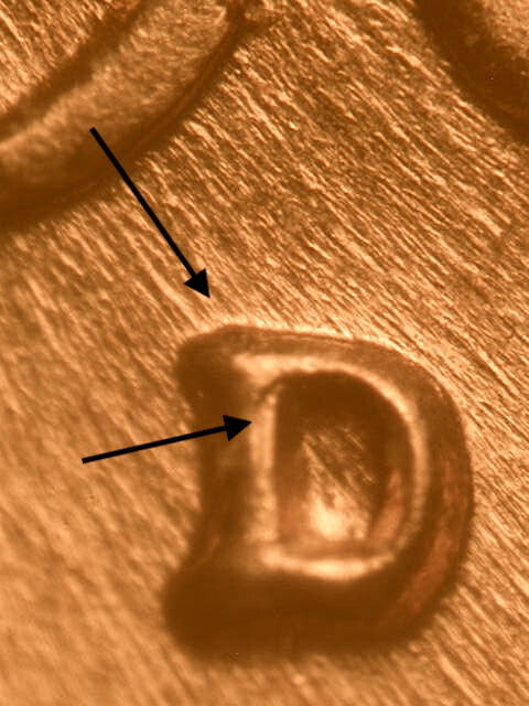 1960-D  WRPM#177 D/D Tilted Ch/Gem BU/Uncirculated Red Lincoln Cent Error