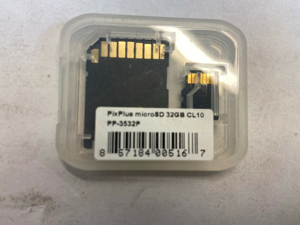 PixPlus 32GB Class 10 Micro SDHC Memory Card