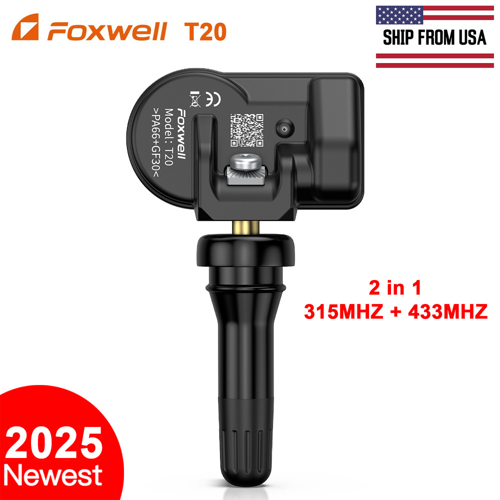 FOXWELL T20 1PC Auto Universal TPMS Tire Pressure TPMS Programming Sensor 433MHz