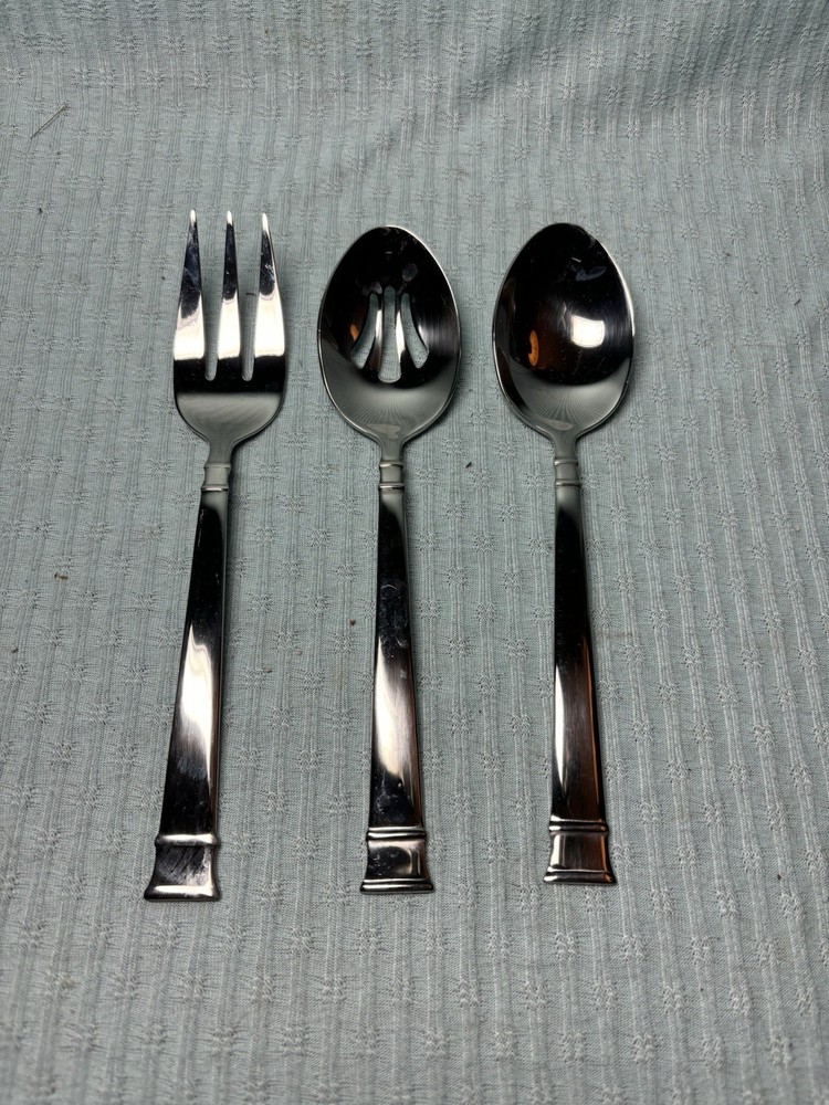 NEW Heritage Mint Bentley 3 pc Serving Set Flatware NEW In Package