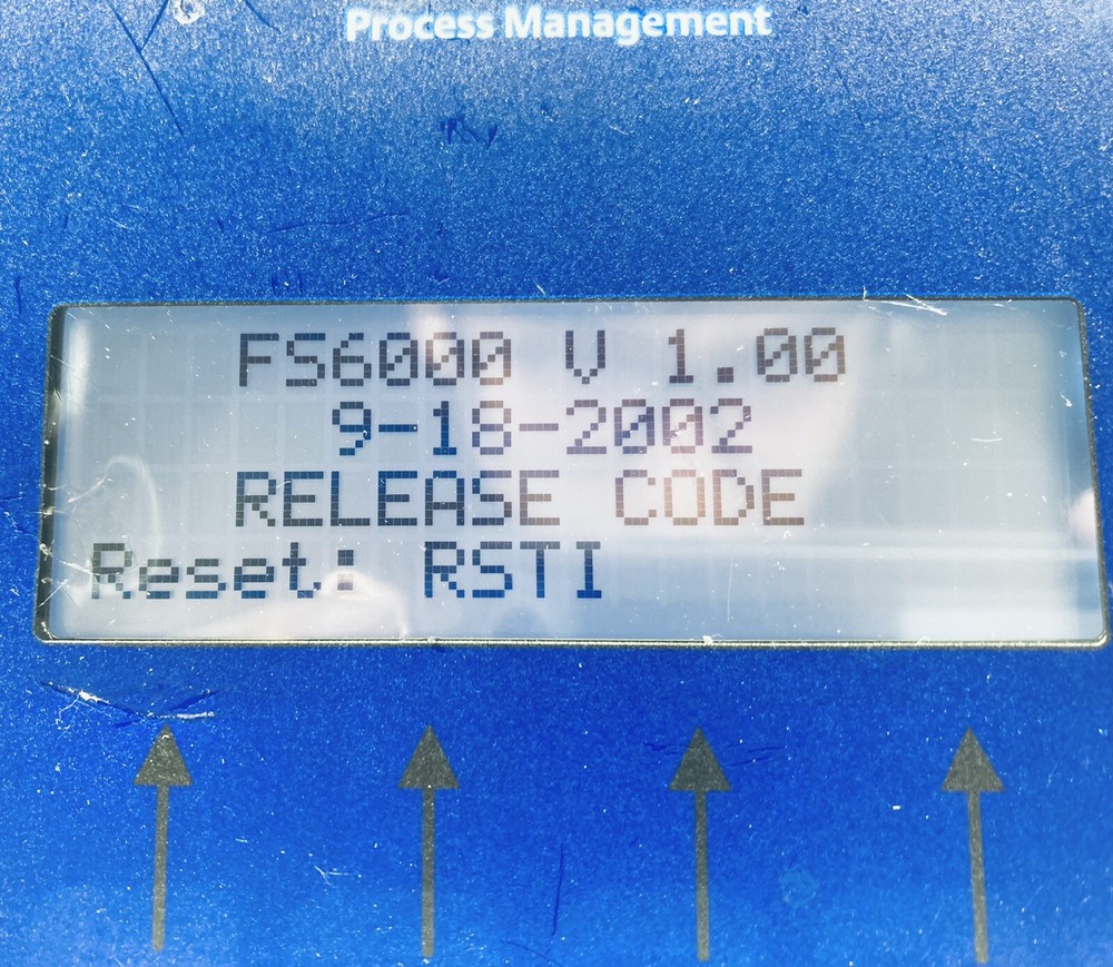 EMERSON FLOWSCANNER 6000 CONTROL VALVE DIAGNOSTIC SYSTEM V-1.00