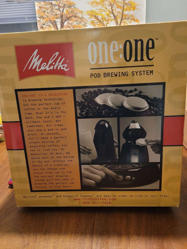 Melitta MES2B OneOne Single Serve Coffeemaker black