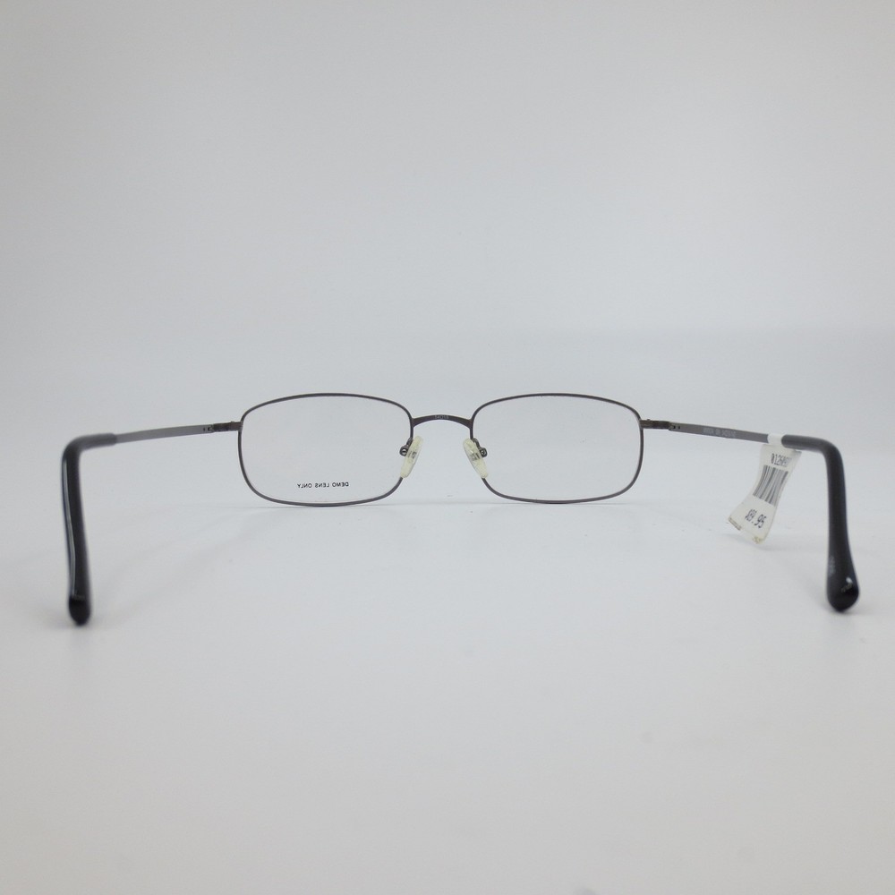 MM 5034 GM Gunmetal Rectangular Eyeglass Frames Mens 54-19-145
