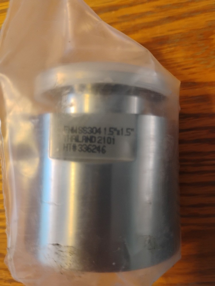 Sanitary Stainless Systems G22MP74J, 1 1/2 Adapter