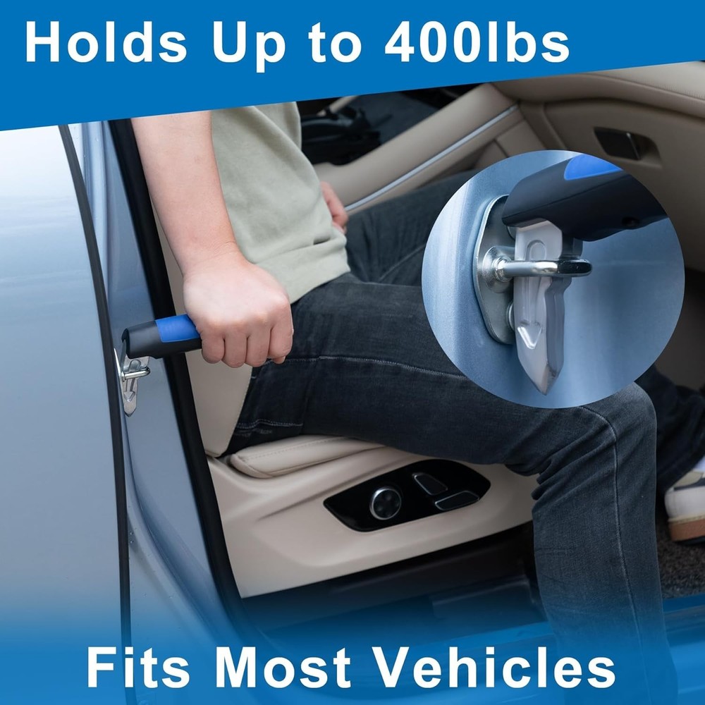 Car Mobility Assist Handle, Auto Cane for Elderly Disabled Drivers, Comfortable