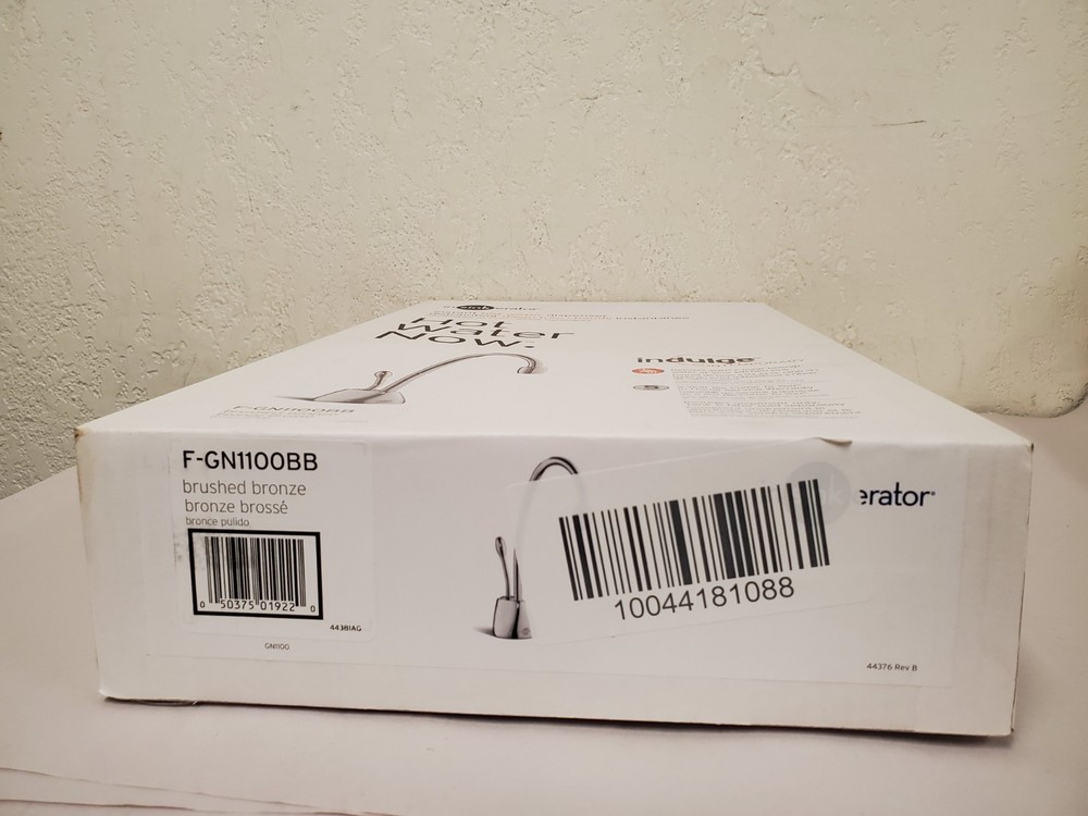 InSinkErator Single-Handle Instant Hot Water Dispenser Faucet, Brushed Bronze