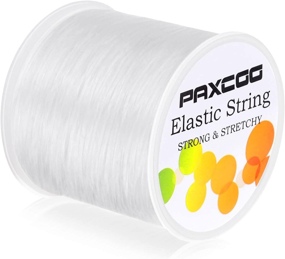 Durable & Crystal-Looking Elastic Bracelet String - 328 ft for Diverse Crafts
