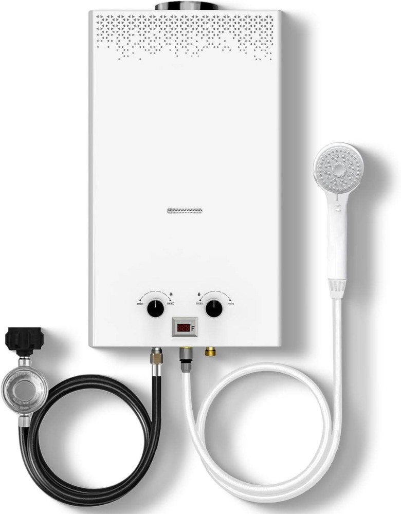 Calentador de agua sin tanque, calentador de agua a propano para exteriores, cal