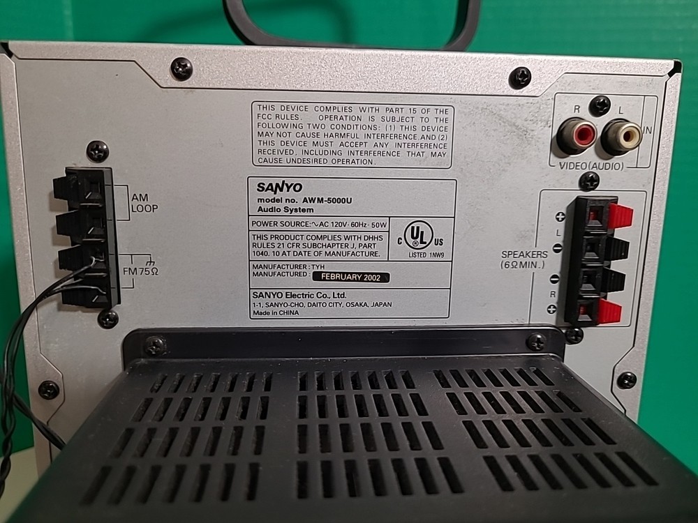 Sanyo AWM-5000U Micro Component System Rare