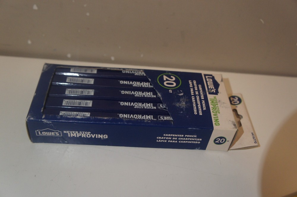 Lowes 20-Pack 7in Black Carpenter Pencils by Dixon
