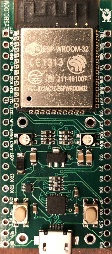 ESP32 Rev1 Development Board with USB2Serial. Made in USA Arduino Programmable