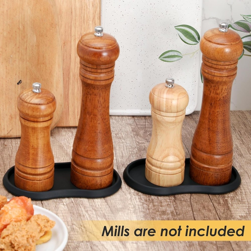 Multi-Purpose Silicone Serving Tray Set of 2 for Kitchen & Dining Elegance