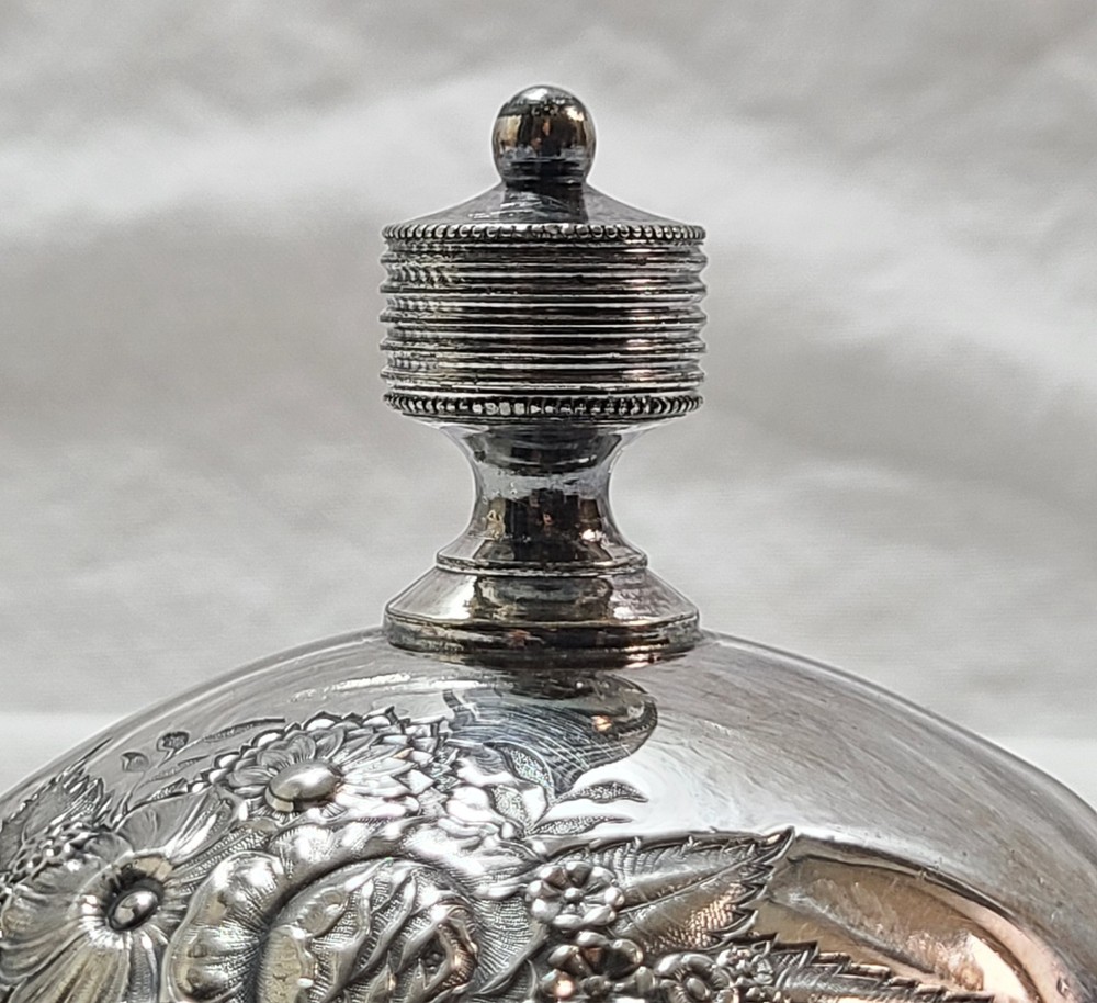 Lid Pickle Castor Insert Lid Silverplate Vintage or Antique