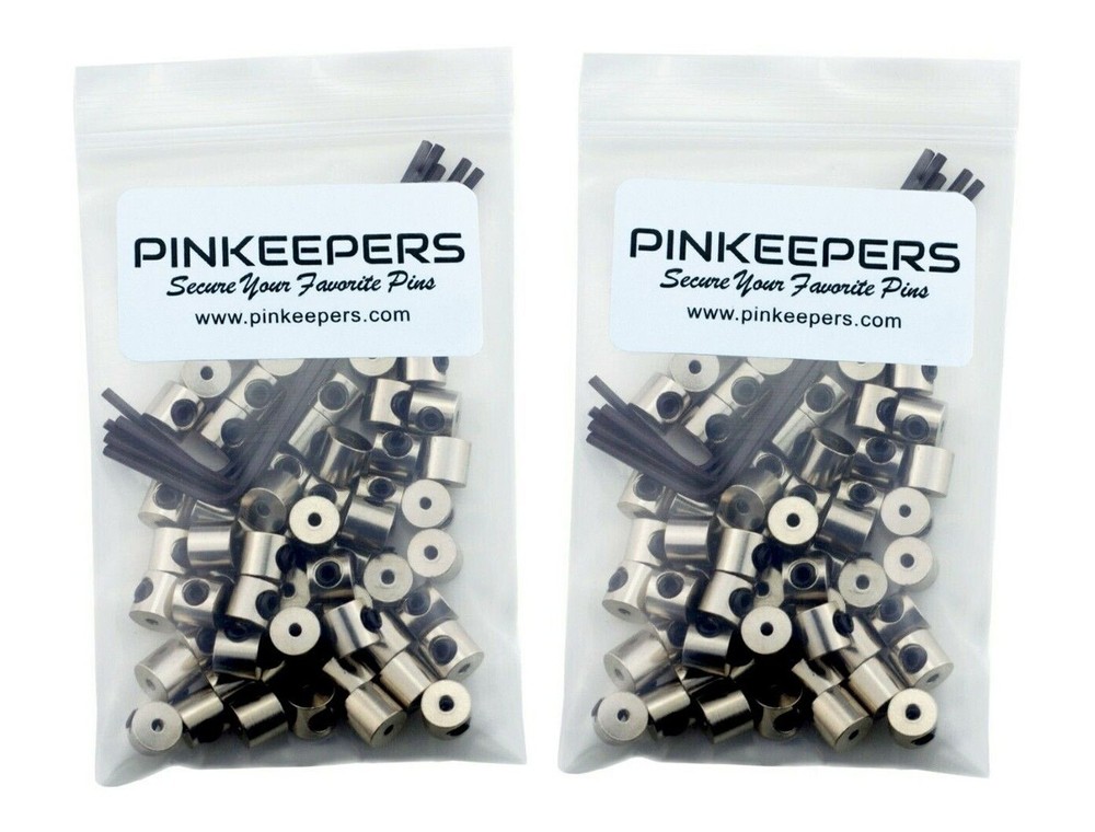 100 Pin Keepers/Pin Locks/Locking Pin Backs/-Secure Your Favorite Pins!