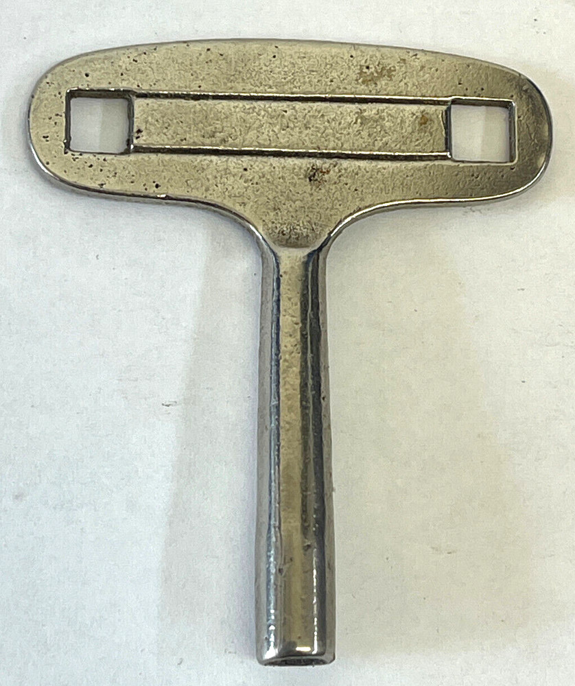 Antique German Steel Clock Key #4