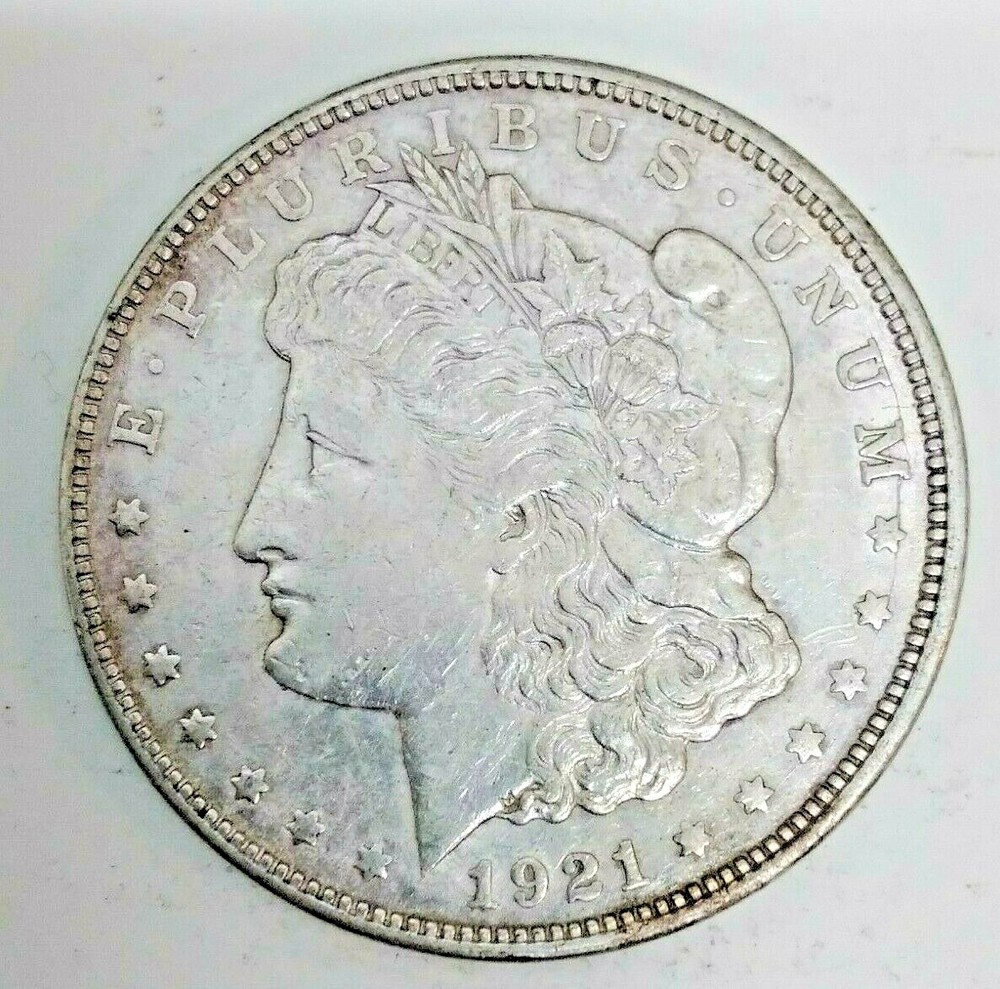 1921-D Morgan Silver Dollar  MG