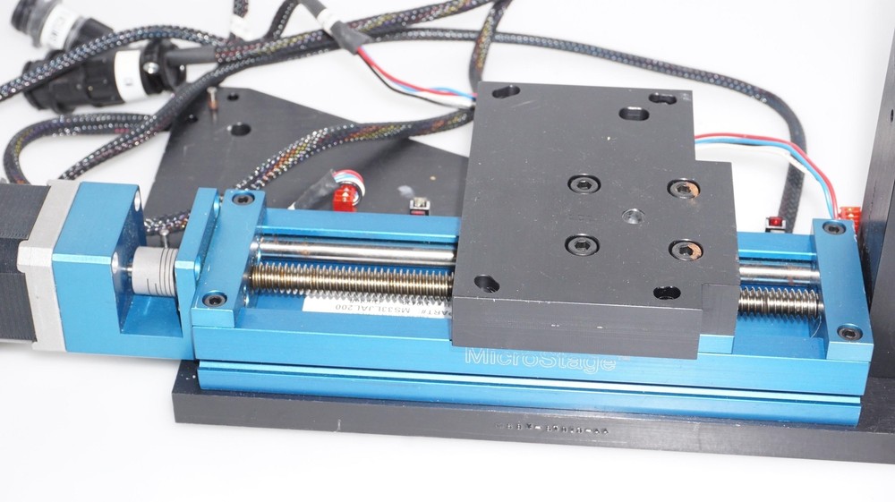 THOMSON MS33LJAL200 MICROSTAGE MOTORIZED BALL SCREW LINEAR ACTUATOR/GUIDE 200mm