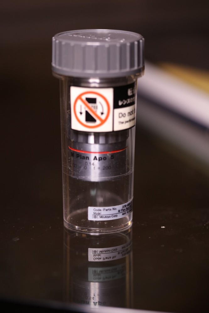 Mitutoyo M Plan Apo 5X Objective Lens 378-802-2