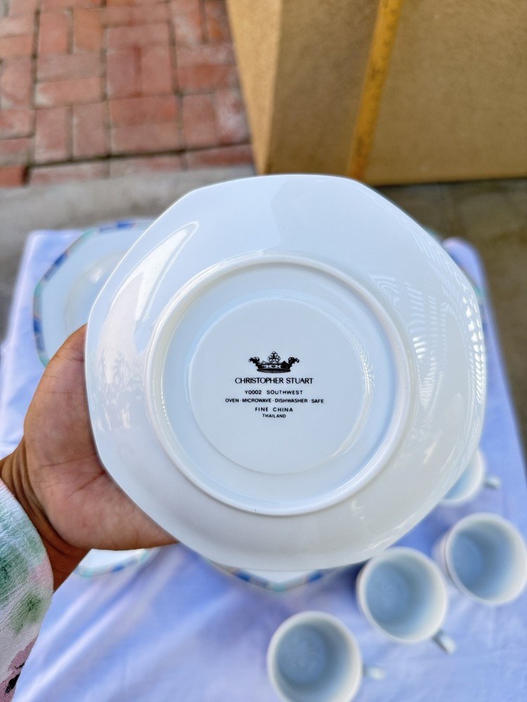 Christopher Stuart Southwest Porcelain Dinnerware Serve 4 (20 pieces )