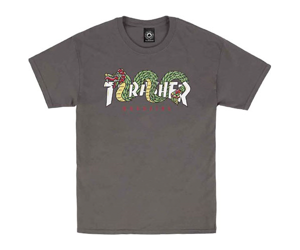 Thrasher Aztec Charcoal Grey T-Shirt