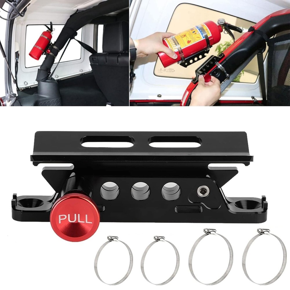 Quick Release Fire Extinguisher Mount Car Bracket Adjustable Holder For Jeep