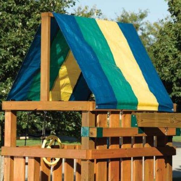multi-color canopy kit | tarp replacement swing set playground playset slide sun