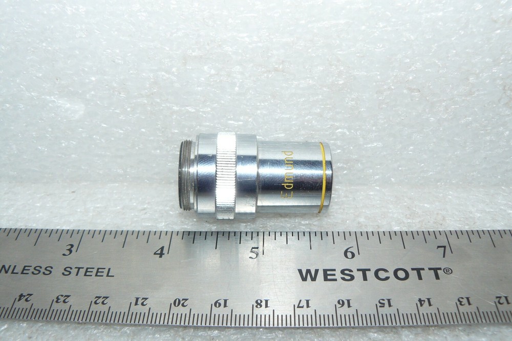 EDMUND DIN 10 / 0.25 MICROSCOPE OBJECTIVE 10X MAG