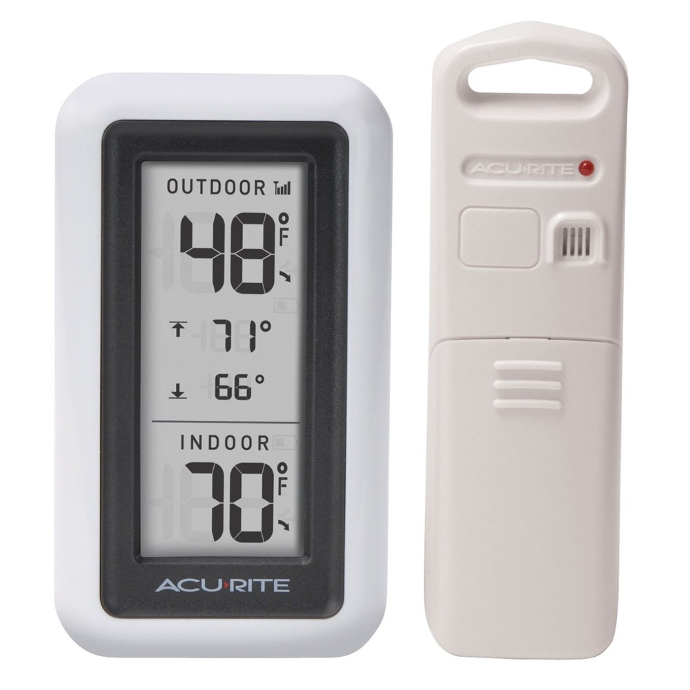 Digital Weather Thermometer with Trend Arrows