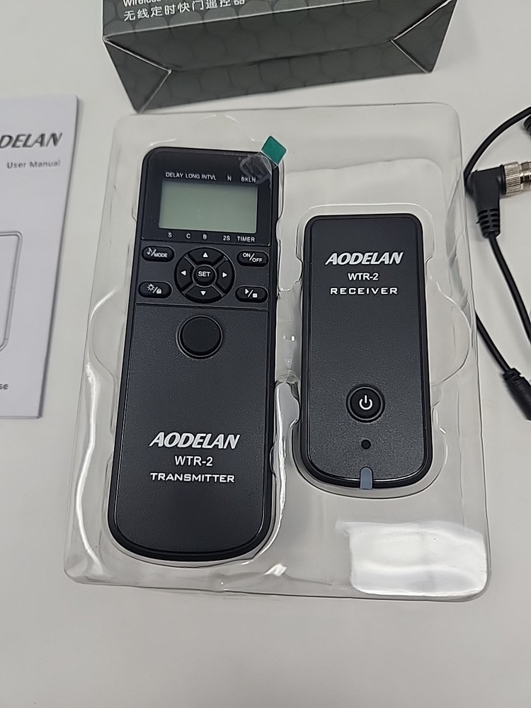 AODELAN WTR-2 Wireless Shutter Release Timer Remote Control Nikon