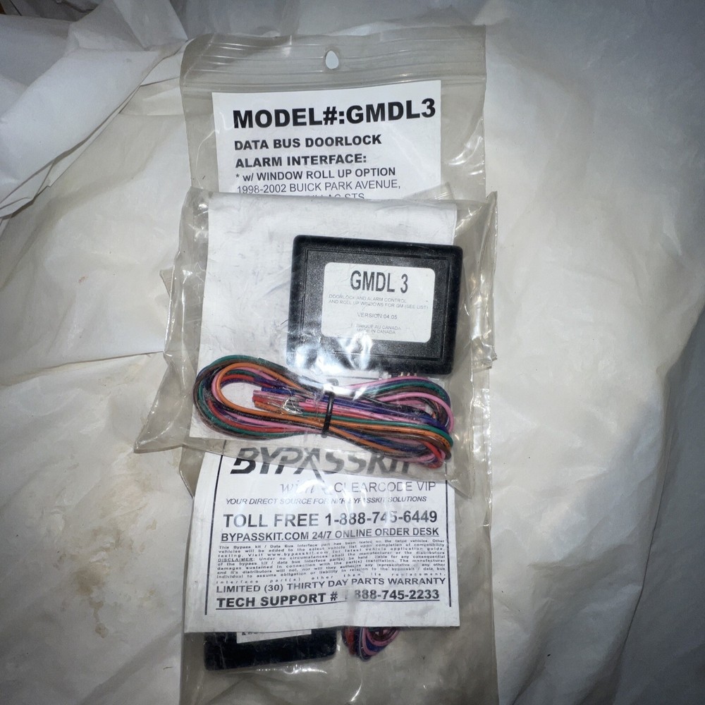 GM DoorLock Databus Bypass Module Kit Code Alarm GMDL3