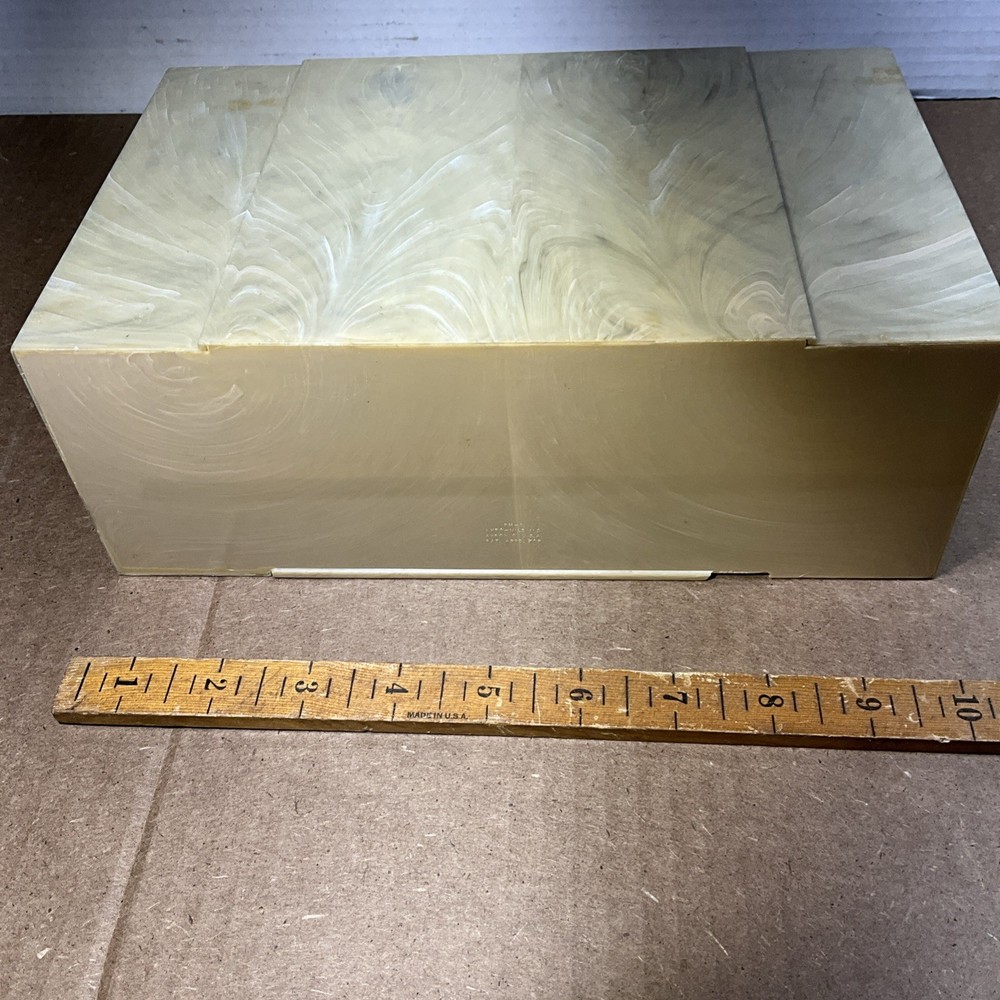 Retro 70s Akro-Mils Avocado Plastic 6 Drawer Bits & Bobs Storage Organizer Chic