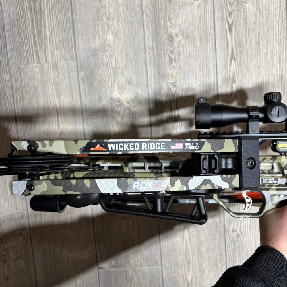 Used Wicked Ridge RDX 410 Crossbow Package