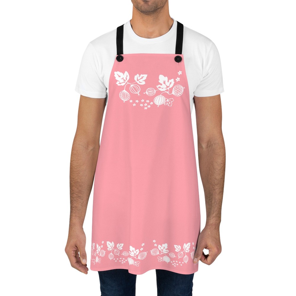 Retro Gooseberry Pyrex Apron - Vintage Pink Pyrex Kitchen Accessory