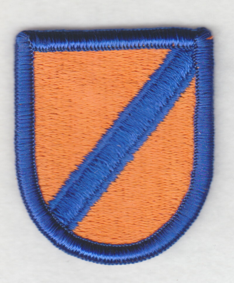 Army Beret Patch: Co. D, 82nd Aviation Regiment - merrowed edge