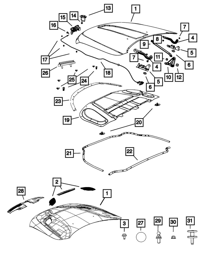 Genuine Mopar Stud 6509474AA