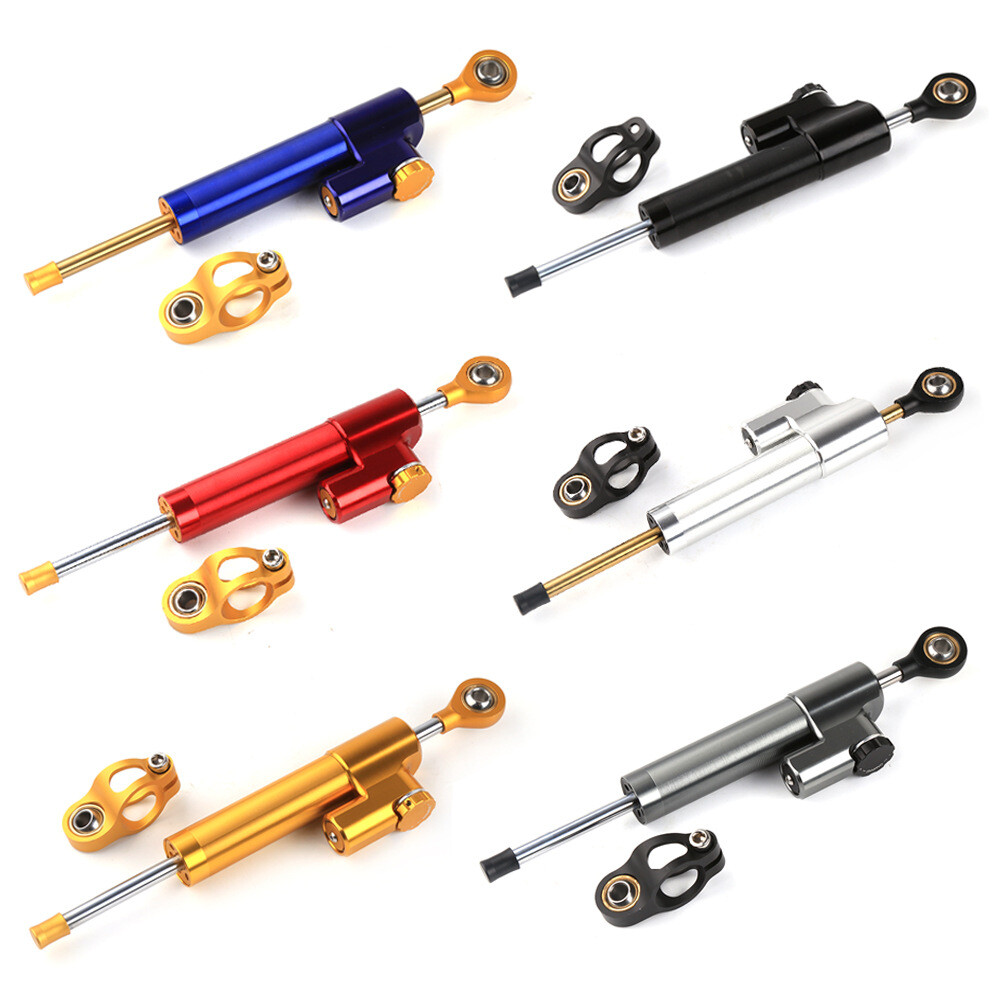 CNC Adjustable Motorcycle Steering Damper Stabilizer Safety Control Universal BK
