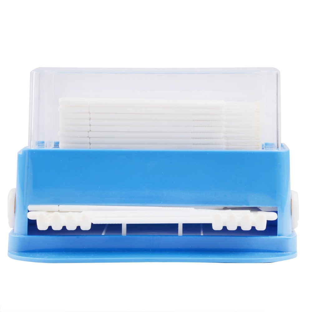 Dental Tip Brush Micro Applicator Storage Dispenser Holder Container Case Slide
