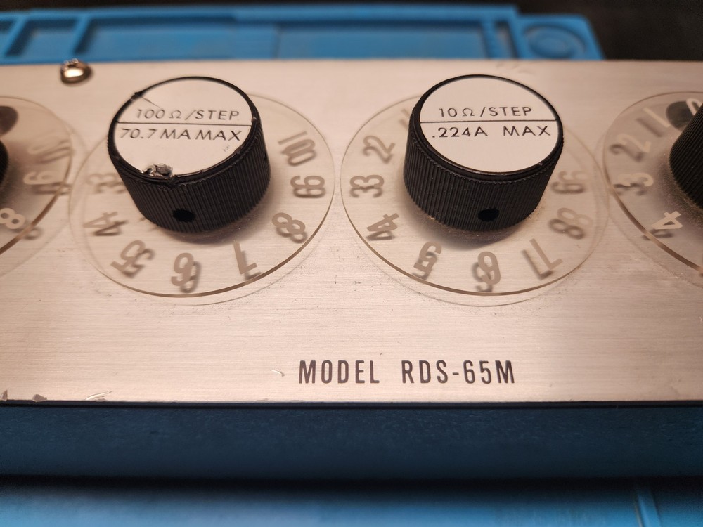 General Resistance RDS-65M Decade Resistance Box Resist-O-Stat