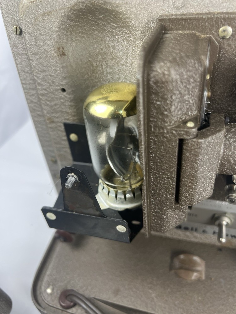 Vintage Bell & Howell 253-AX Projector Powers On Light & Motor Work