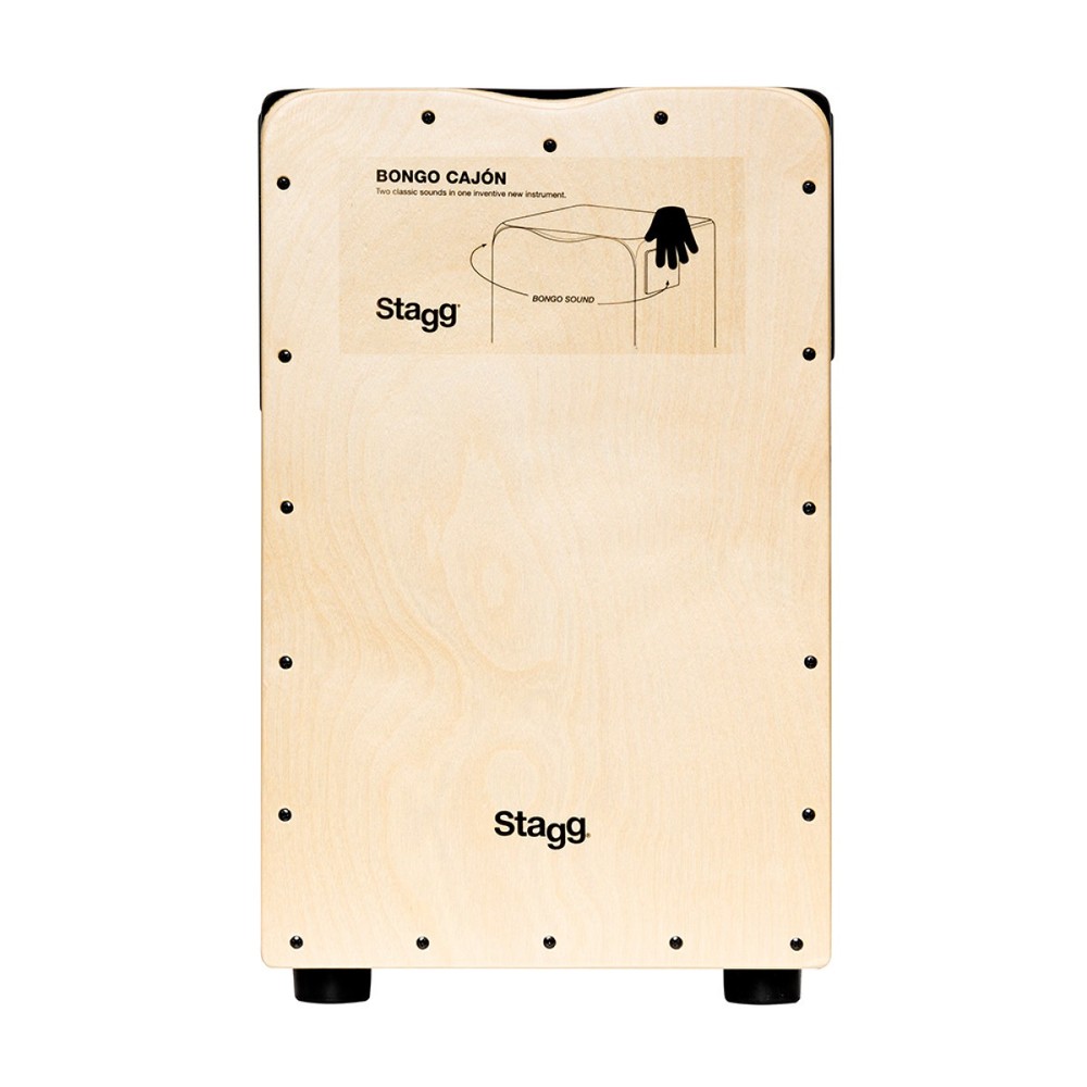 Stagg Cajon Drum with Bongo Sound & Snare Strings Set Combo