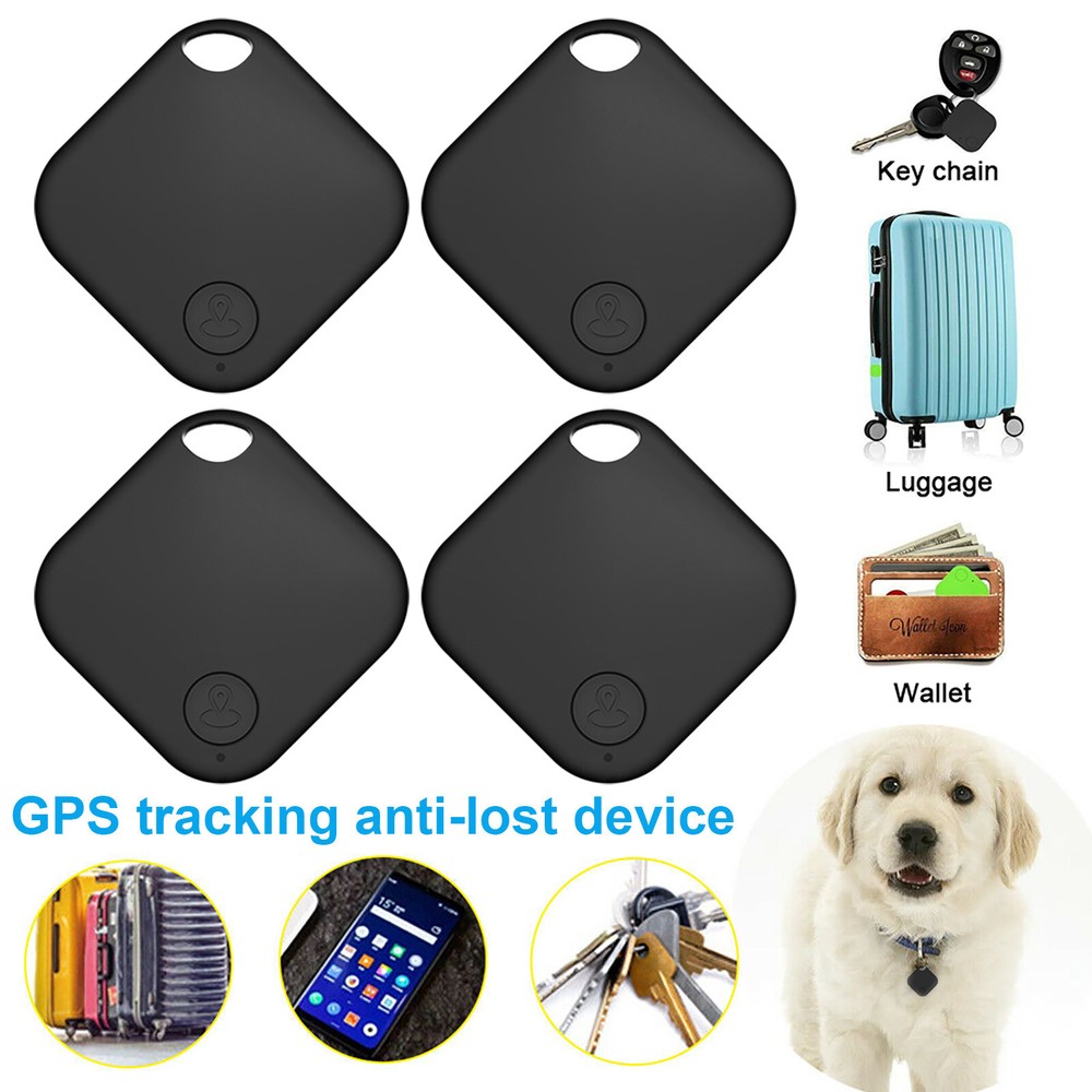 4PCS Tile GPS Tracker Wireless Bluetooth Anti-Lost Tracker Wallet Key Pet Finder