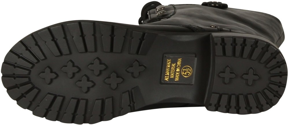 Soda Oralee Fold-over Combat Boots